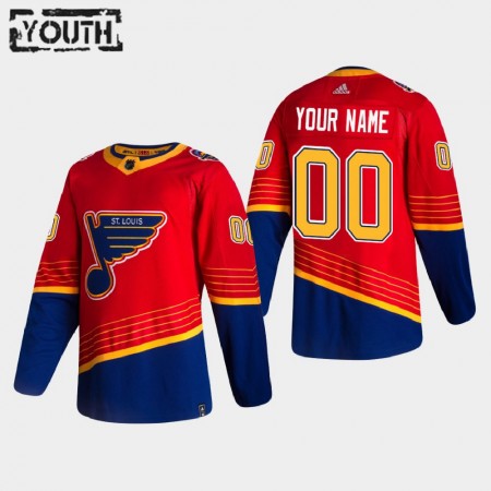 Kinder Eishockey St. Louis Blues Trikot Custom 2020-21 Reverse Retro Authentic